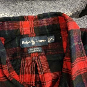 Ralph Lauren Polo flannel plaid shirt